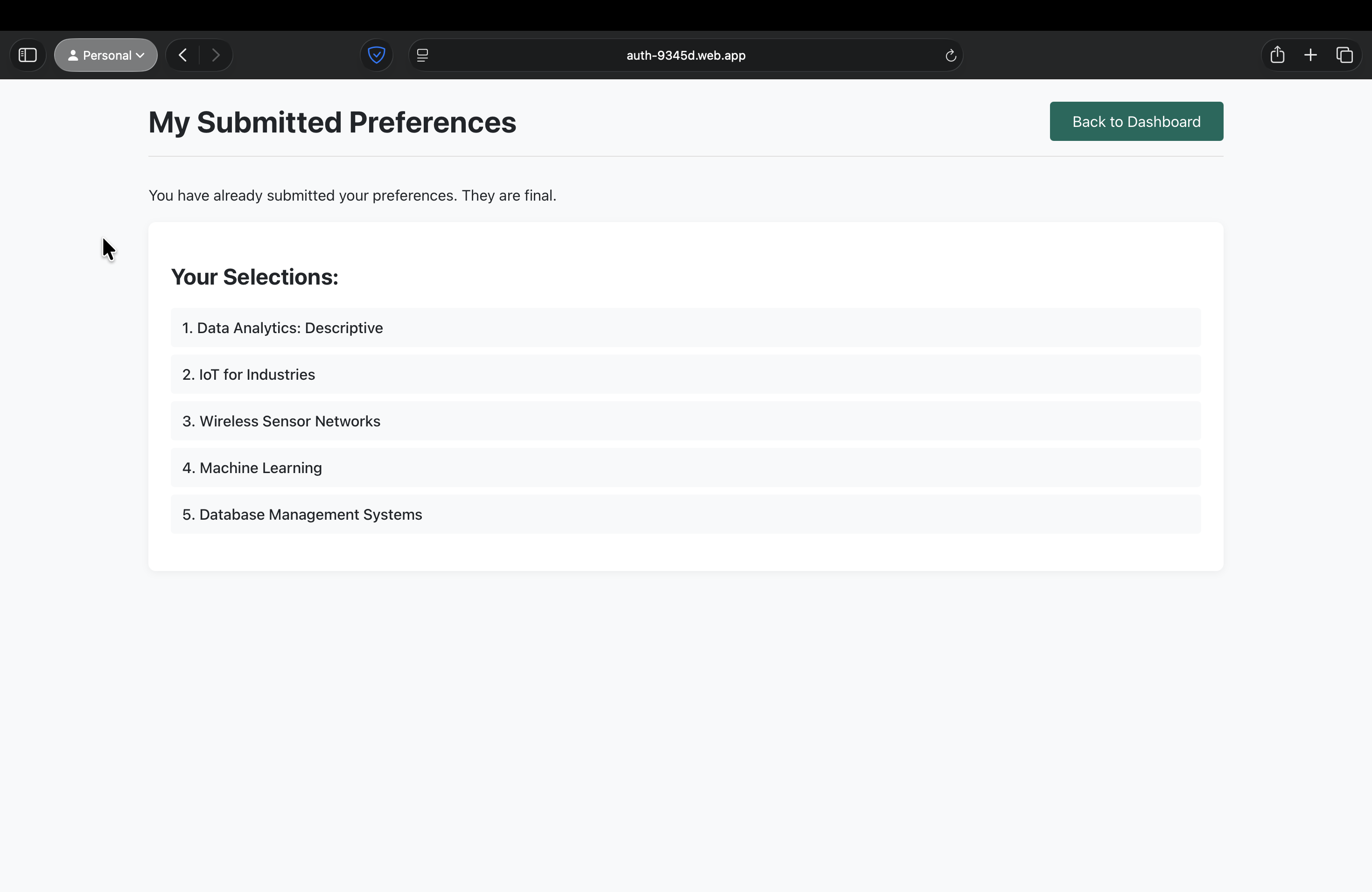 Project Screenshot 6